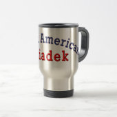 Polnischer Amerikaner Dziadek Reisebecher (VorderseiteRechts)