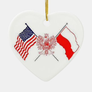 POLNISCHER AMERIKANER KERAMIK ORNAMENT