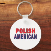 polnischer Amerikaner Schlüsselanhänger (Vorderseite)