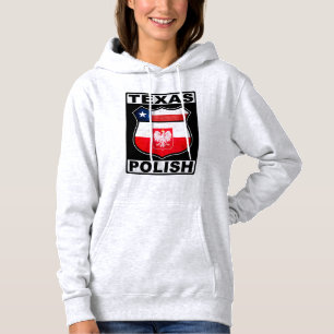Polnischer Amerikaner Texas Hoodie