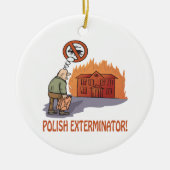 Polnischer Ausscheider Keramikornament (Vorne)