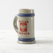 Polnischer Babcia Eagle Bierglas (Vorderseite Links)