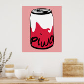 Polnischer Bier (Piwo) Poster (Küche)