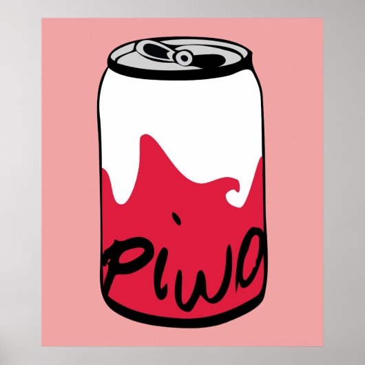 Polnischer Bier (Piwo) Poster (Vorne)