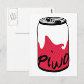 Polnischer Bier (Piwo) Postkarte (Vorne/Hinten)