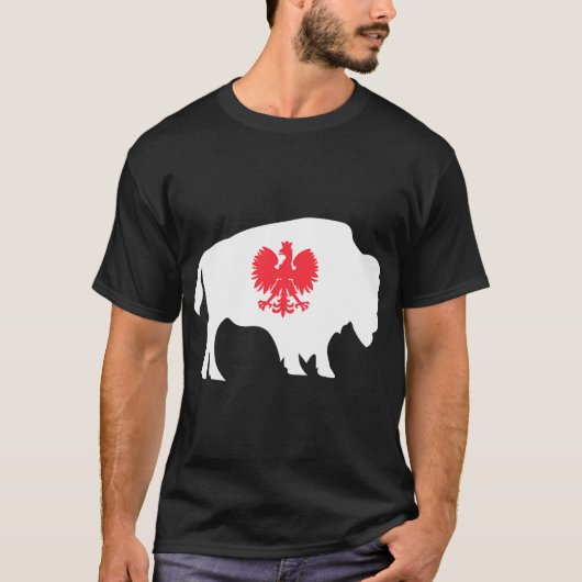 Polnischer Buffalo Ny Polnischer Amerikanischer Dy T-Shirt (Vorderseite)