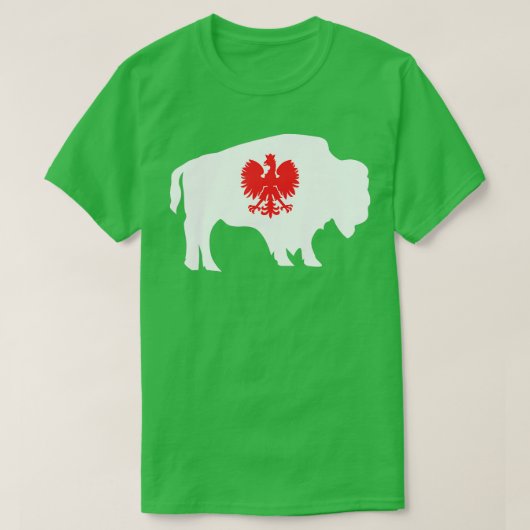 Polnischer Buffalo NY Polnischer Amerikanischer Dy T-Shirt (Design vorne)