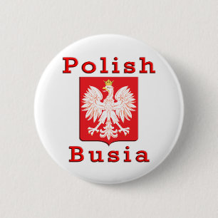 Polnischer Busia Eagle Button