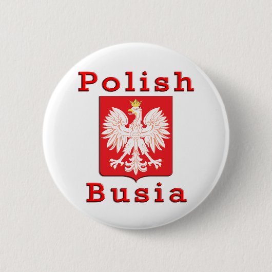 Polnischer Busia Eagle Button (Vorderseite)