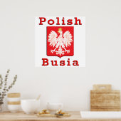 Polnischer Busia Eagle Poster (Küche)