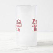 Polnischer Busia Eagles Mattglas Bierglas (Mittel)