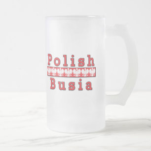 Polnischer Busia Eagles Mattglas Bierglas