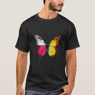 Polnischer Butterfly-Flag T-Shirt