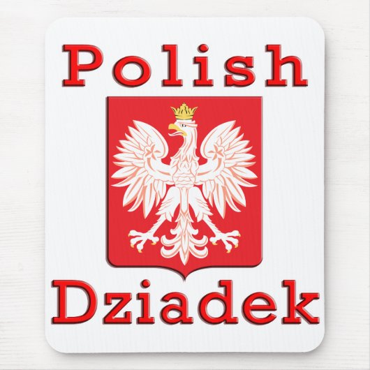 Polnischer Dziadek Adler Mousepad (Vorne)