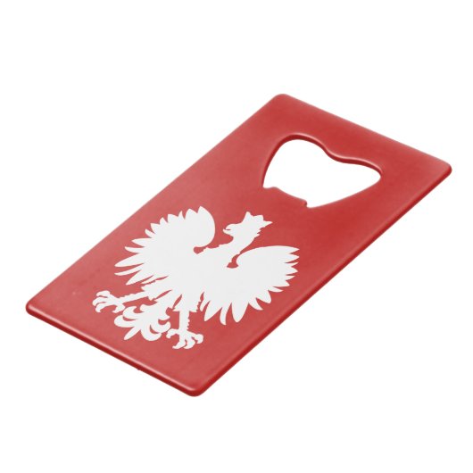 Polnischer Eagle-Flaschen-Öffner Geldbeutel Flaschenöffner (Vorderseite Schrägansicht)