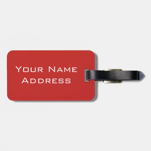 Polnischer Eagle-Gepäckträger Gepäckanhänger (Rückseite horizontal)