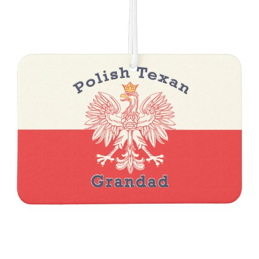 Polnischer Eagle Grandad Autolufterfrischer (Vorderseite)