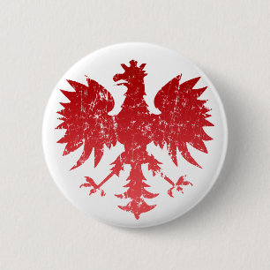 Polnischer Eagle-Knopf Button