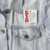 Polnischer Eagle-Knopf Button (Beispiel)