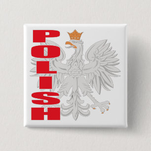 Polnischer Eagle-Knopf Button