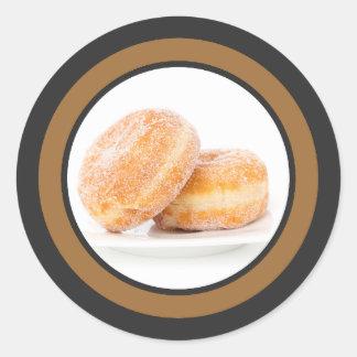 Polnischer Fett Donnerstag Happy Paczki Tag Runder Aufkleber