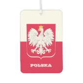 Polnischer Flag Car Air Freshener, Polen Autolufterfrischer (Vorderseite)