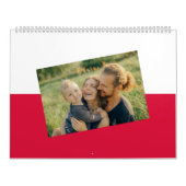 Polnischer Flaggen Foto Polen 2026 Fotokalendarz Kalender (Titelbild)