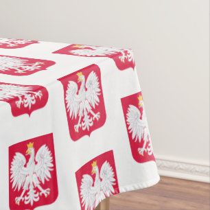 Polnischer Flaggenadler & Polnischer Esstisch Tischdecke