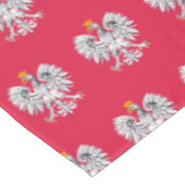 Polnischer Flaggenadler & Polnischer Esstisch Tischdecke (Schrägansicht)