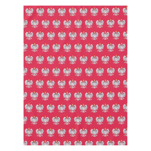 Polnischer Flaggenadler & Polnischer Esstisch Tischdecke (Vorderseite)