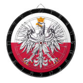 Polnischer Flaggendartboard & Dartboards / Spielbr Dartscheibe (vorne)