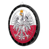 Polnischer Flaggendartboard & Dartboards / Spielbr Dartscheibe (Vorderseite rechts)