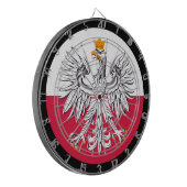 Polnischer Flaggendartboard & Dartboards / Spielbr Dartscheibe (Vorderseite Links)