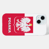 Polnischer Flaggenfall, polnische Patrioten, Mode/ Case-Mate iPhone Hülle (Rückseite (Horizontal))