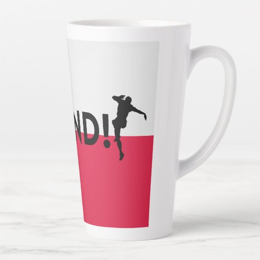 Polnischer Fußball Milchtasse (Rechts)