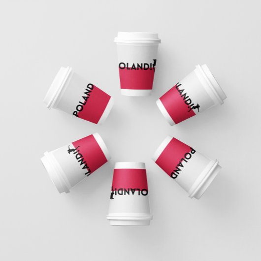 Polnischer Fußball Pappbecher