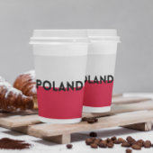 Polnischer Fußball Pappbecher