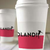 Polnischer Fußball Pappbecher