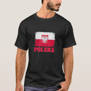 Polnischer Fußballfan 2022 Flag Polen P T-Shirt