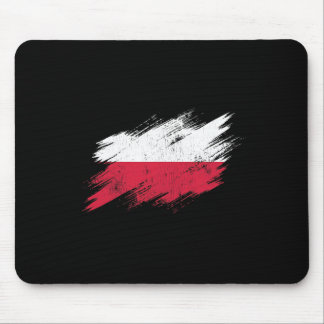 Polnischer Fußballfan zerfetzte Flagge Nationalsto Mousepad