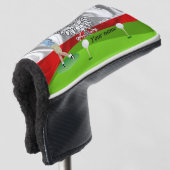 Polnischer Golfer Golf Headcover (3/4 Vorderseite)