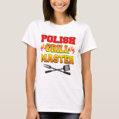 Polnischer Grillmeister T-Shirt (Vorderseite)