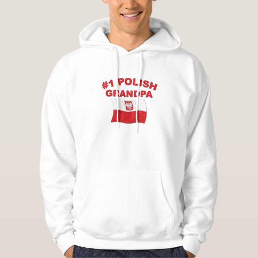 Polnischer Großvater #1 Hoodie (Vorderseite)