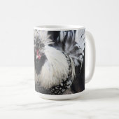 Polnischer Hahn mit Haube Kaffeetasse (VorderseiteRechts)