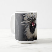Polnischer Hahn mit Haube Kaffeetasse (Vorderseite Links)