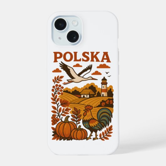 Polnischer Herbst Volksland iPhone 15 Hülle (Rückseite)