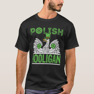 Polnischer Hooligan St. Patrick's Day T-Shirt