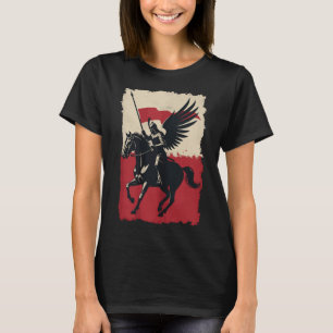 Polnischer Husaren-Flaggenkrieger T-Shirt