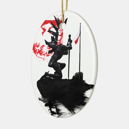 Polnischer Hussar Keramikornament (Links)