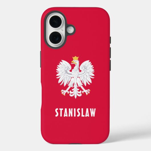 Polnischer Individuelle Name Roter Adler Polska Case-Mate iPhone Hülle (Rückseite)